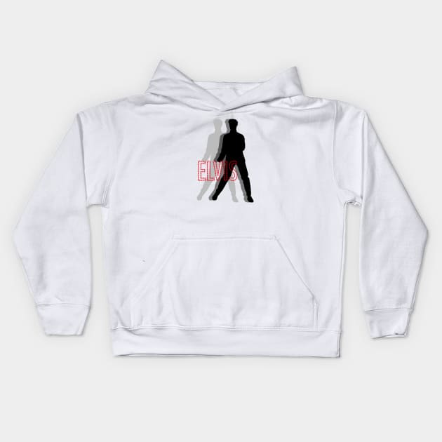 Elvis Presley Kids Hoodie by ninoladesign